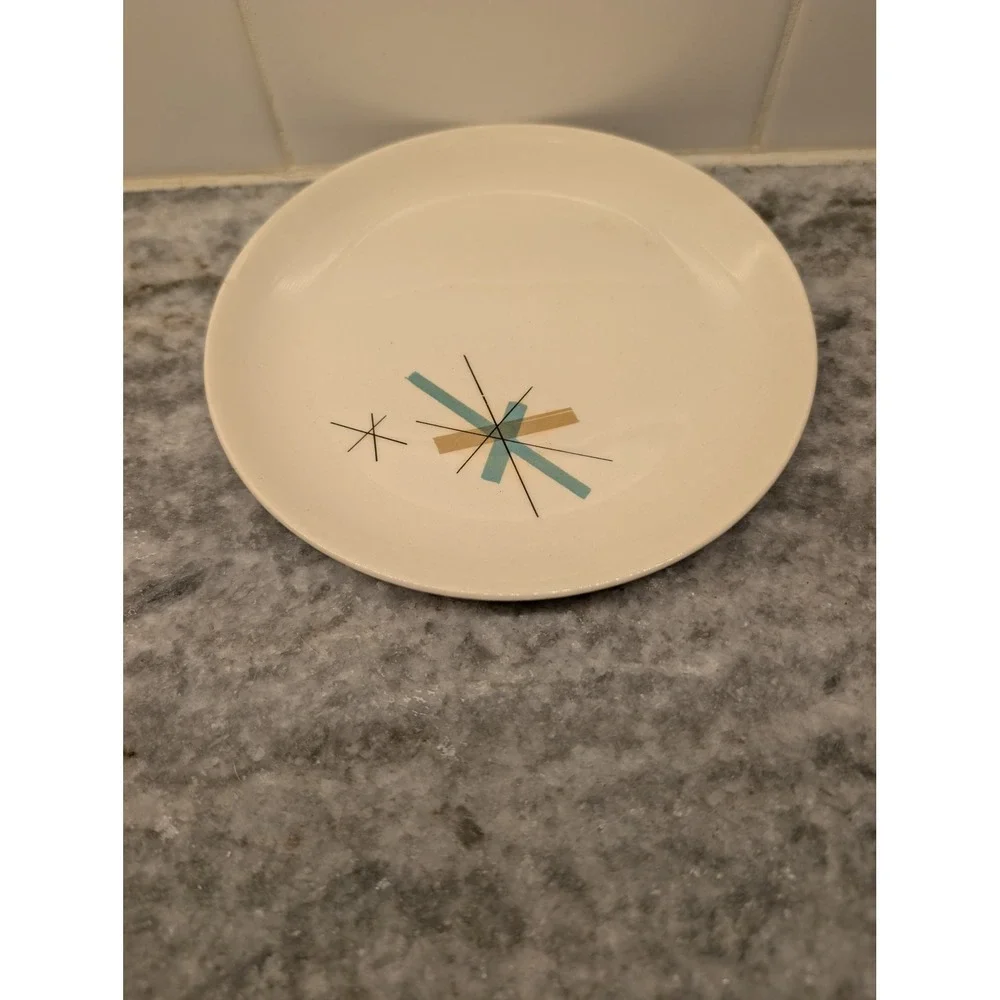 Vintage Salem North Star‎ Atomic Starburst (4) small plates